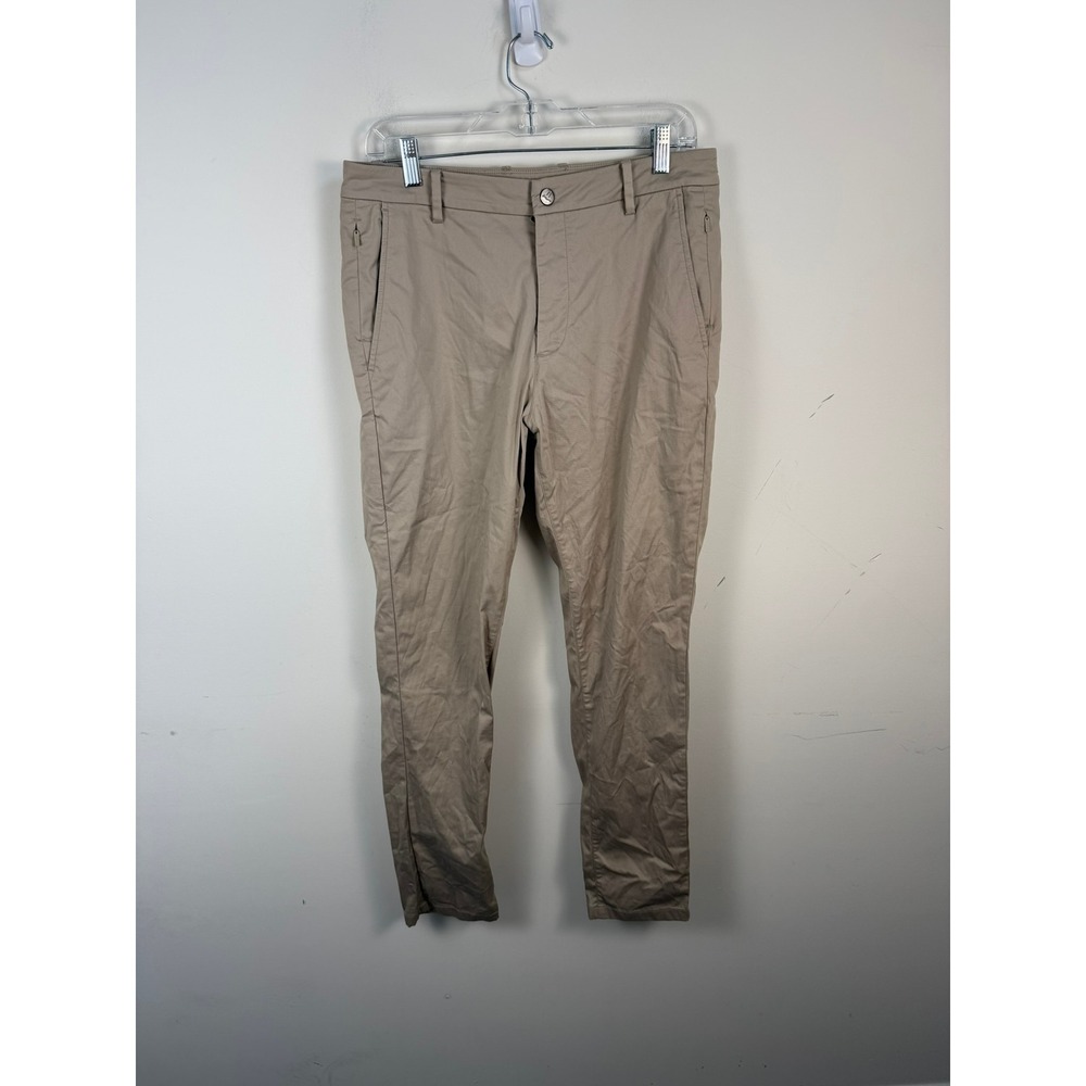Birddogs Lined Golf Pants Khaki Tan Built-in Liner Men 32x30 - Picture 1 of 5